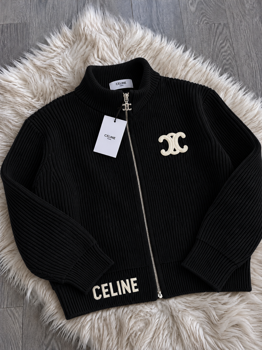 Veste zippée CELINE Noir