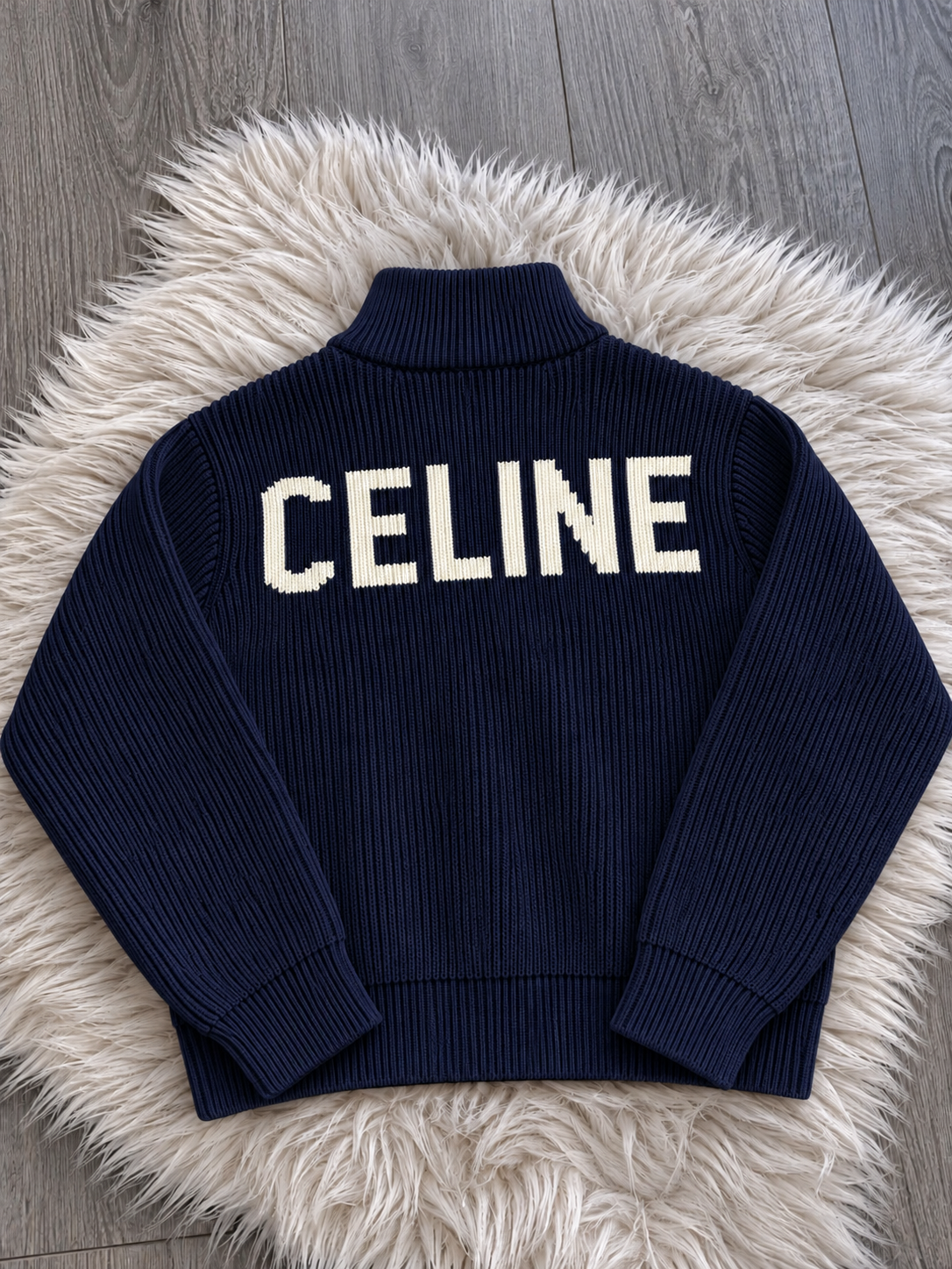 Veste zippée CELINE Bleu
